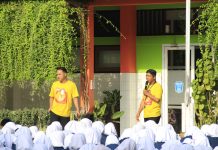 Siswa MTsN Surakarta 1 Antusias Ikuti Sosialisasi Digitalisasi Layanan Transportasi Maxim