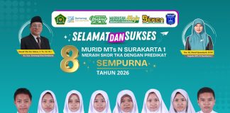 Cetak Sejarah! 8 Murid MTsN Surakarta 1 Sabet Skor Sempurna 100 di TKA 2026